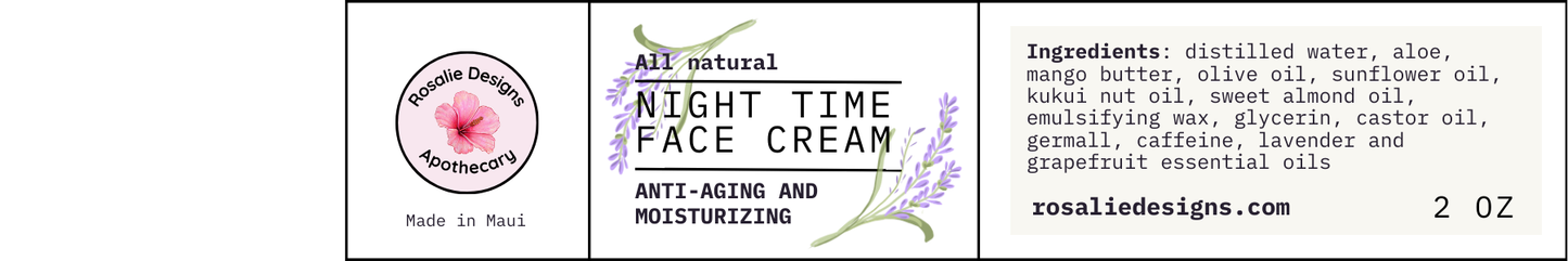 A08 Night Time Anti-Aging Face Cream