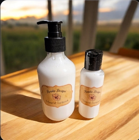 All Natural Mineral Sunscreen with Kukui Oil